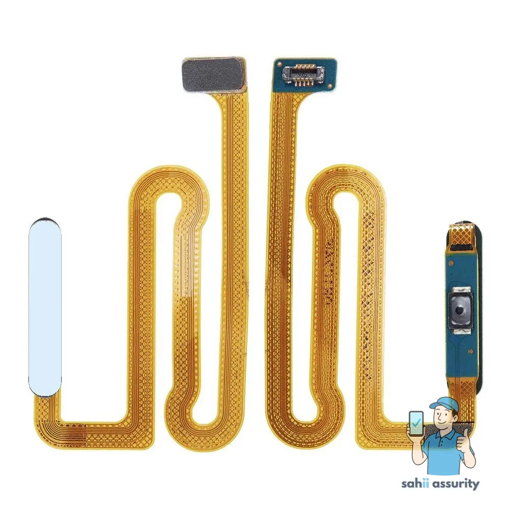 Fingerprint Sensor with Flex Cable for Samsung Galaxy A13 Light Blue